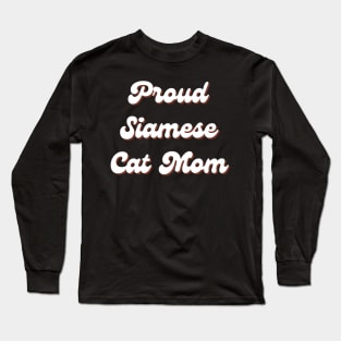 Siamese Cat Long Sleeve T-Shirt